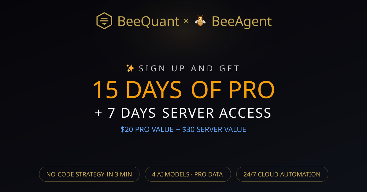 BeeQuant - AI量化交易平台 | 策略编写·回测·实盘一站式服务